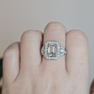4.01ct Lab Diamond Ring